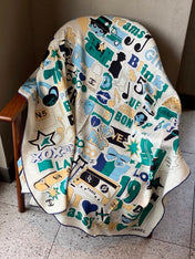 CHANEL 26S SCARF 135 IN CASHMERE AND SILK 309868