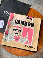 CHANEL 26S SCARF 135 IN CASHMERE AND SILK 309870