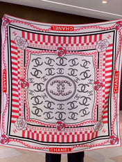 CHANEL 26S SCARF 135 IN CASHMERE AND SILK 309894