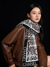 CHANEL 26S SCARF 135 IN CASHMERE AND SILK 309900