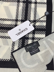 CHANEL 26S SCARF 135 IN CASHMERE AND SILK 309901