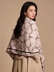 CHANEL 26S SCARF 135 IN CASHMERE AND SILK 309913