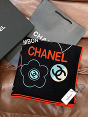 CHANEL 26S SCARF 135 IN CASHMERE AND SILK 309916