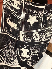 CHANEL 26S SCARF 140 IN SILK 311980
