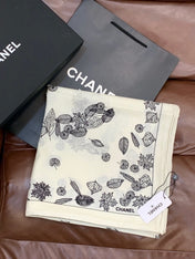 CHANEL 26S SCARF 135 IN SILK AND CASHMERE 313313