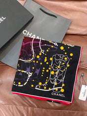 CHANEL 26S SCARF 135 IN SILK AND CASHMERE 313315
