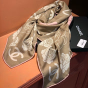 CHANEL 26S SCARF 140 IN SILK AND CASHMERE 313320