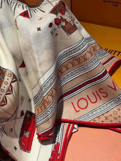 LV 26S SCARF 140 IN CASHMERE AND SILK 315135