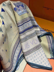 LV 26S SCARF 140 IN CASHMERE AND SILK 315136