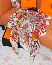 HERMES 26S SCARF 135 IN SILK AND CASHMERE 499969