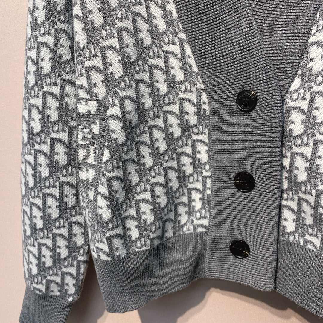 DIOR 25S V-NECK KNIT CARDIGAN 698