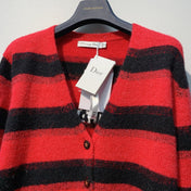 DIOR 26S STRIPED V-NECK CARDIGAN 1000
