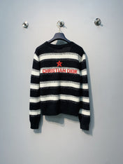 DIOR 26S STRIPED V-NECK CARDIGAN 998