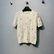 DIOR 26S SHORT-SLEEVE KNIT TOP 909