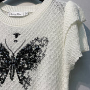 DIOR 26S SHORT-SLEEVE SWEATER 1153
