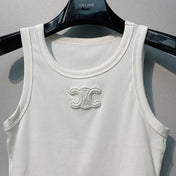 CELINE 26S LOGO SLEEVELESS T-SHIRT 167