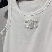 CELINE 26S LOGO SLEEVELESS T-SHIRT 167
