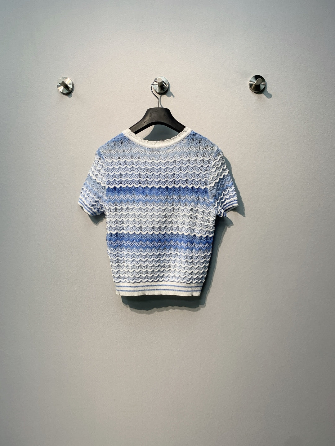 CHANEL 26S SHORT-SLEEVE KNIT TOP STYLE 1109