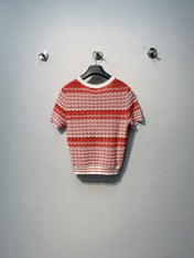 CHANEL 26S SHORT-SLEEVE KNIT TOP STYLE 1108