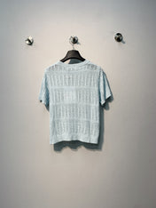 CHANEL 26S SHORT-SLEEVE KNIT TOP STYLE 1085