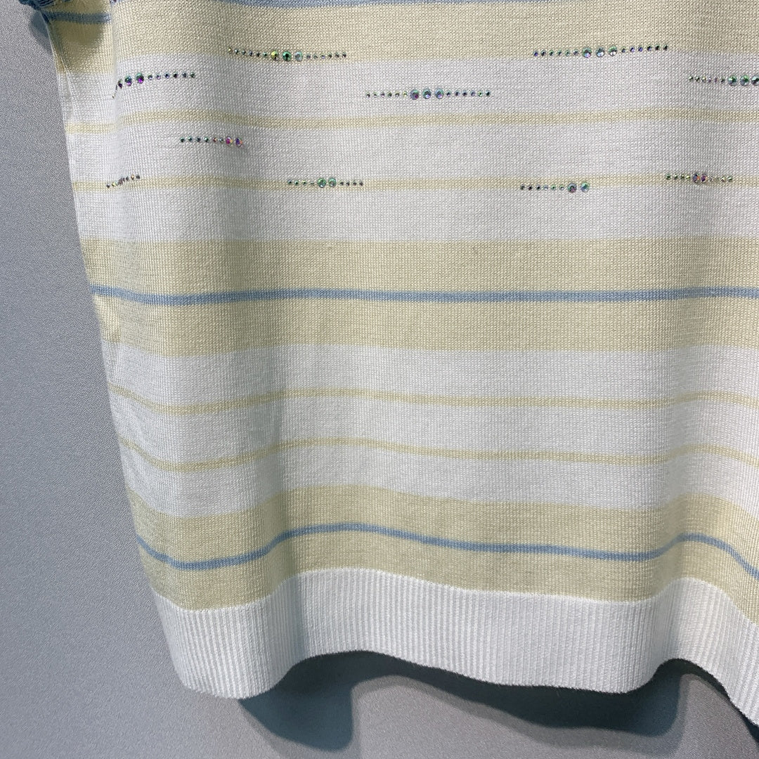 CHANEL 26S SHORT-SLEEVE KNIT TOP STYLE 1082