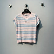 CHANEL 26S SHORT-SLEEVE KNIT TOP STYLE 1080