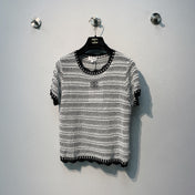 CHANEL 26S SHORT-SLEEVE KNIT TOP STYLE 1079