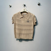 LOEWE 26S OPEN KNIT POLO 359