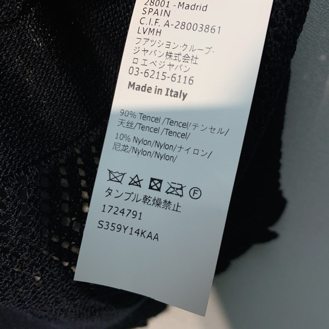 LOEWE 26S OPEN KNIT POLO 357