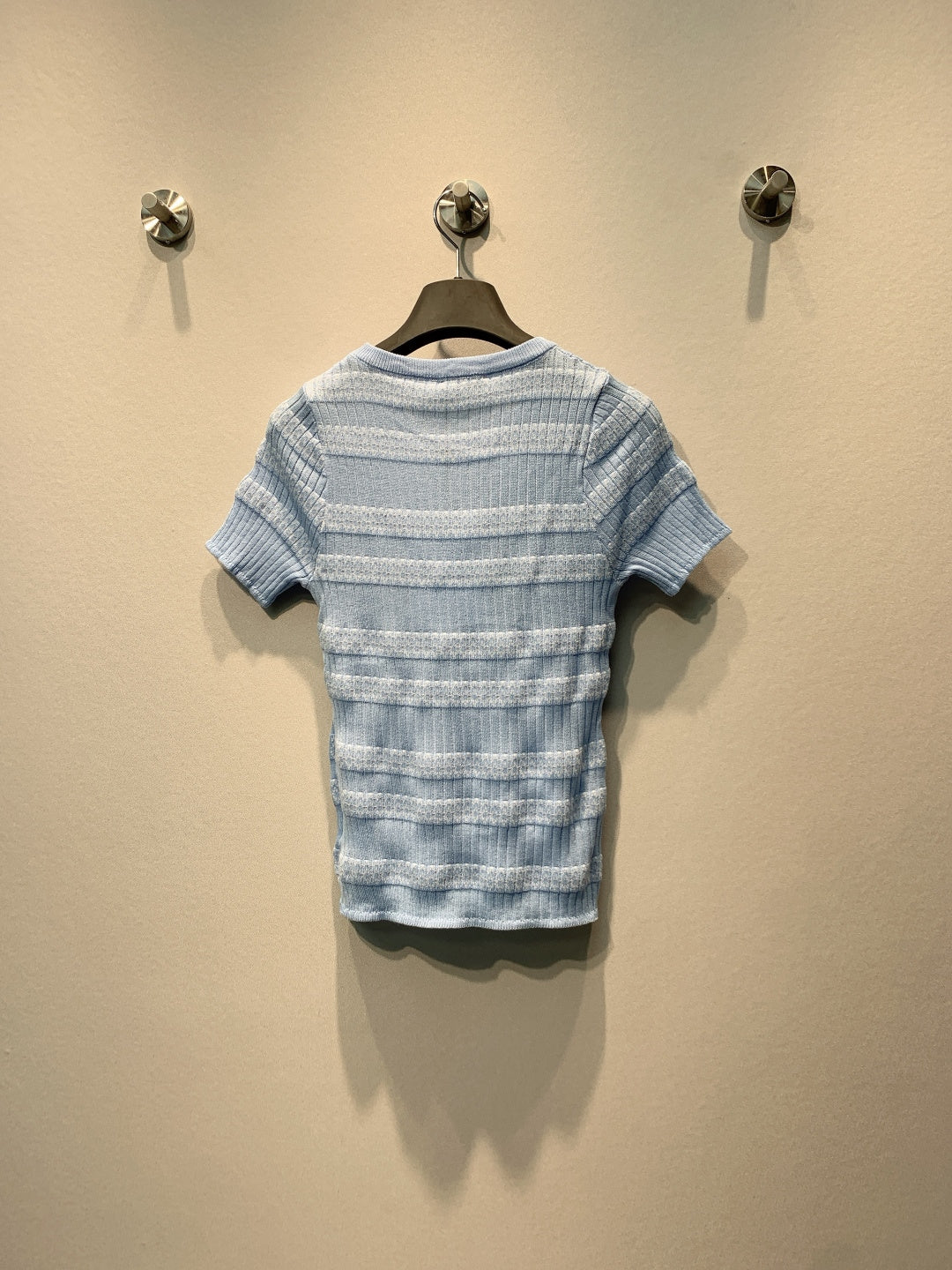 CHANEL 26S KNIT SHORT SLEEVE T-SHIRT STYLE 1284