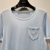 CELINE 26S SHORT-SLEEVE KNIT T-SHIRT 458