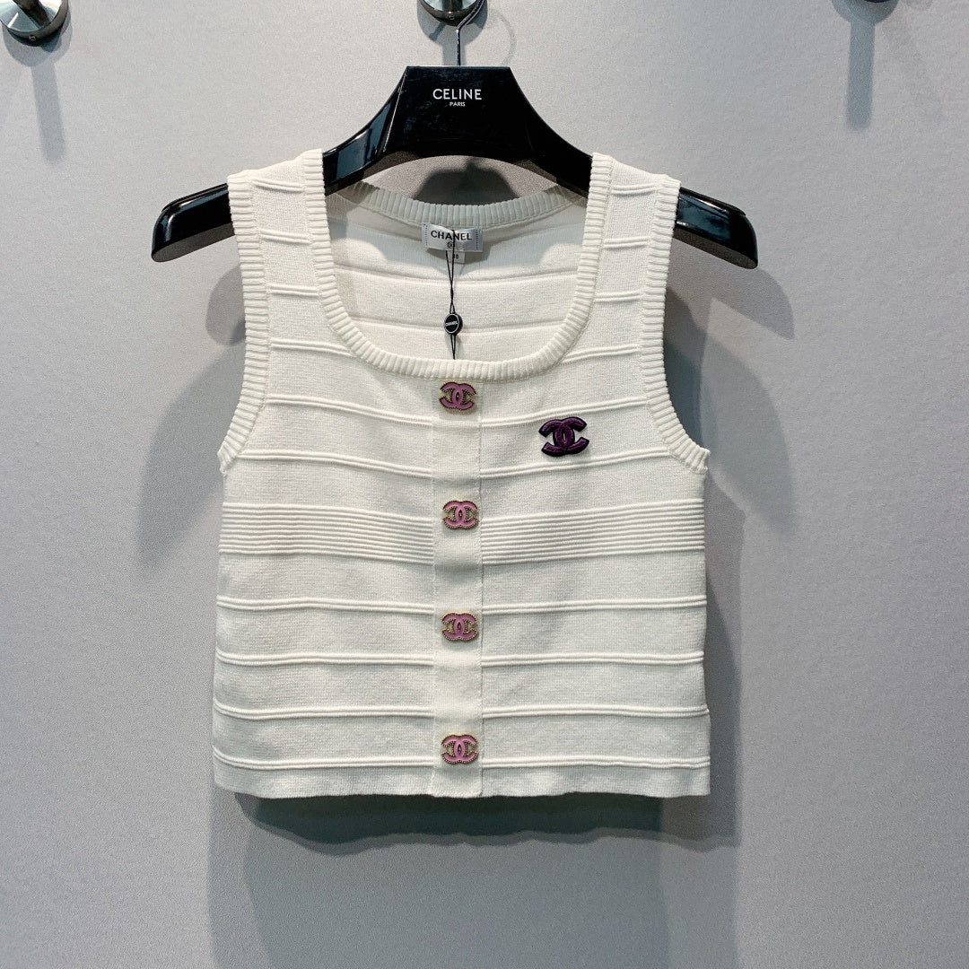 CHANEL 26S KNIT TANK TOP STYLE 1245