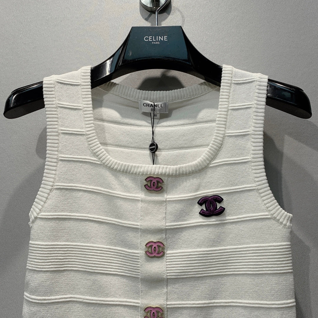 CHANEL 26S KNIT TANK TOP STYLE 1245
