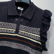 CHANEL 26S KNIT POLO TOP 1475