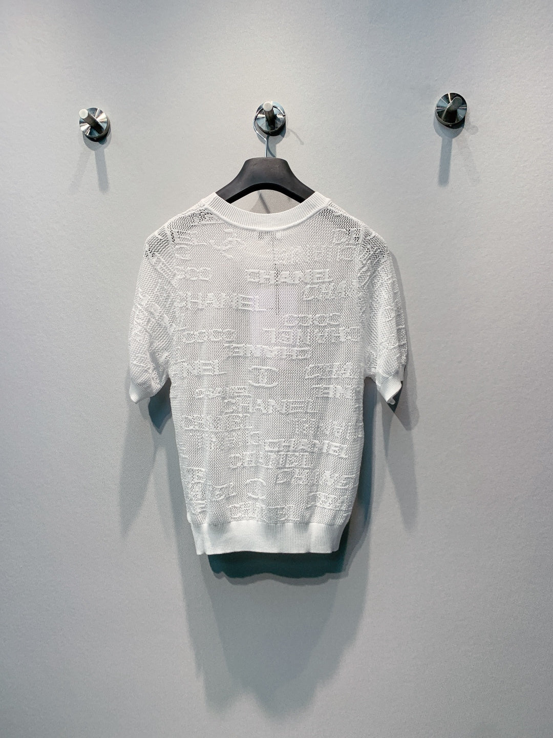 CHANEL 26S SHORT-SLEEVE KNIT TOP 1454