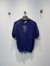 CHANEL 26S SHORT-SLEEVE KNIT TOP 1453