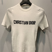 DIOR 26S SHORT-SLEEVE KNIT TOP 1365