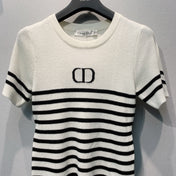 DIOR 26S SHORT-SLEEVE KNIT TOP 1363