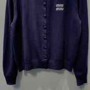 MIUMIU 26S ROUND-NECK CARDIGAN 1381