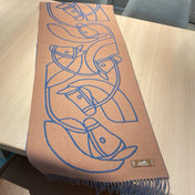 HERMES 25S SCARF 195 IN CASHMERE 989852