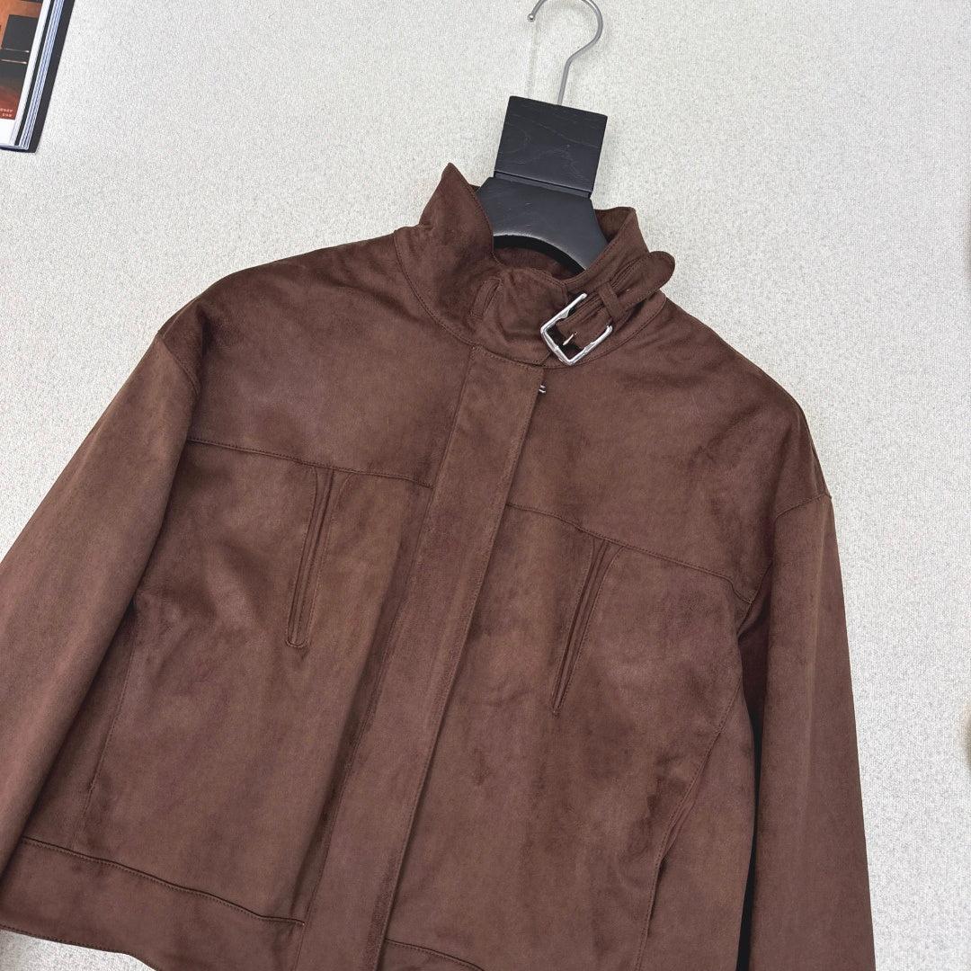 HERMES 25S SUEDE JACKET 344