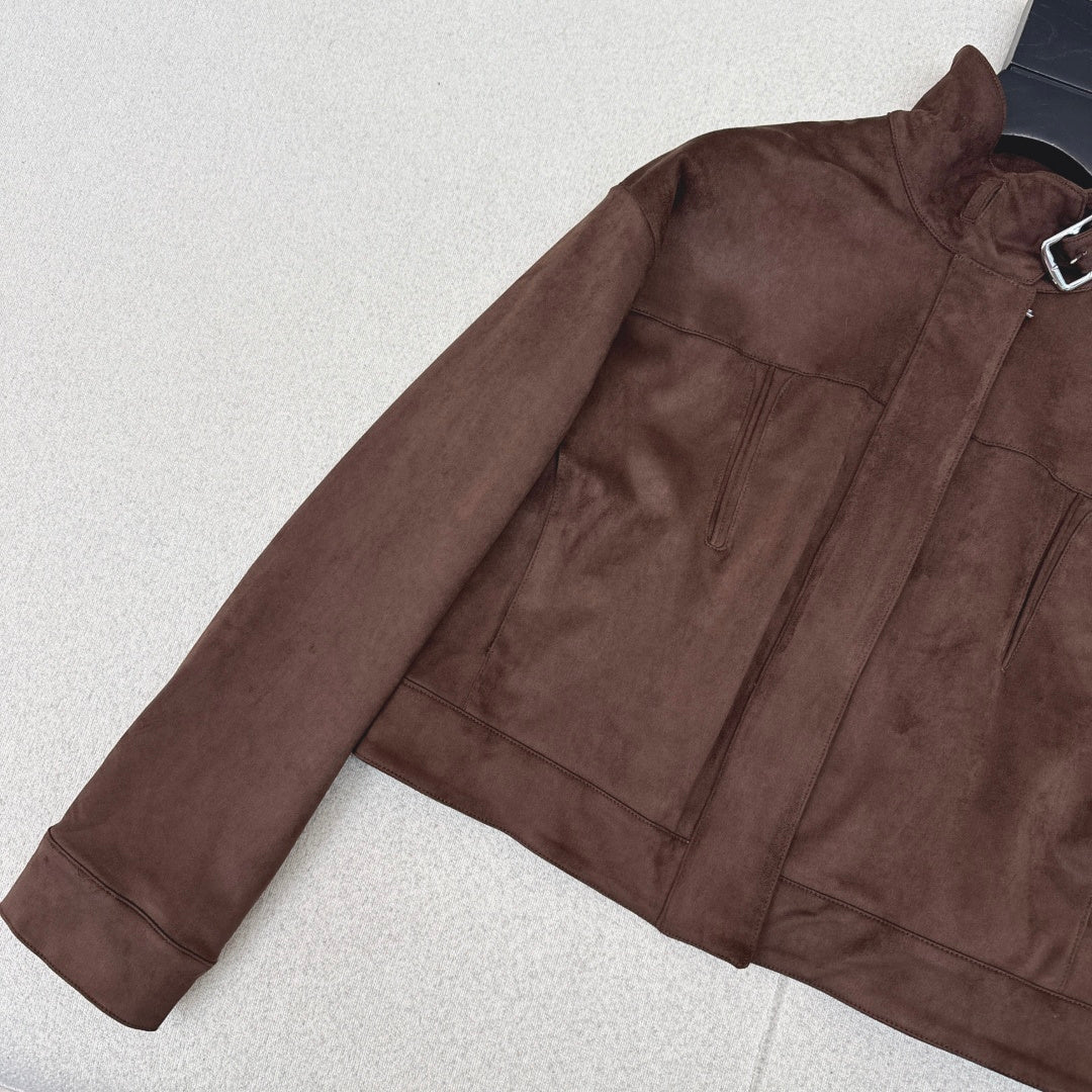 HERMES 25S SUEDE JACKET 344