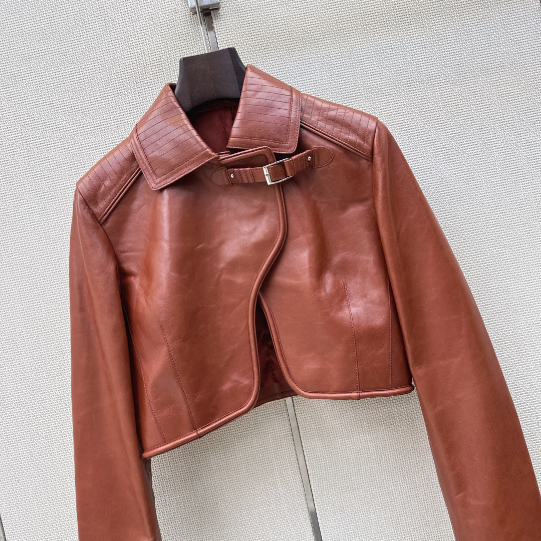 HERMES 26S LEATHER JACKET 766