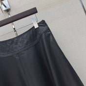 HERMES 26S LEATHER SKIRT 798