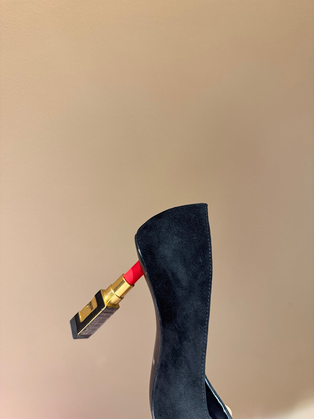 BALMAIN 26S HIGH HEELS 100 MM IN BLACK SUEDE