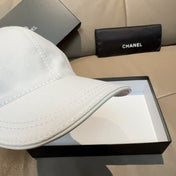 BASEBALL HAT IN WHITE DOUBLE C EMBROIDERED 674175