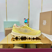 LOEWE 26S RUNNING SNEAKERS IN LIGHT YELLOW MESH