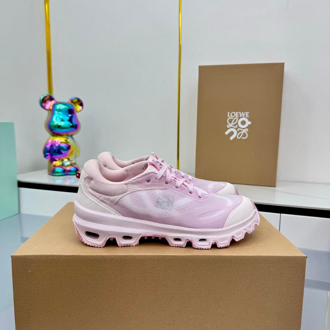 LOEWE 26S RUNNING SNEAKERS IN LIGHT PINK MESH