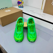 LOEWE 26S RUNNING SNEAKERS IN GREEN MESH