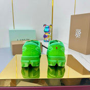 LOEWE 26S RUNNING SNEAKERS IN GREEN MESH